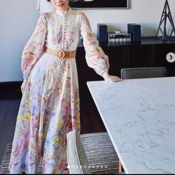 ❌SOLD❌ Zimmermann Jeannie Linen Maxi Dress - Picture 9 of 11